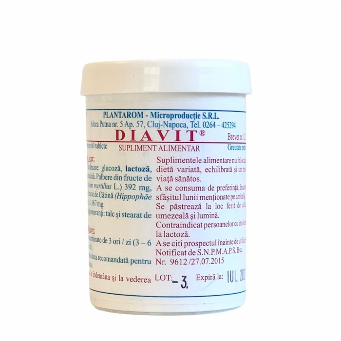 Diavit (60 comprimate) Diavit (60 comprimate)