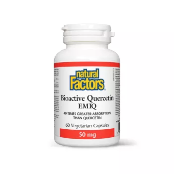 Quercetin Bioactiv EMIQ 50 g (60 capsule), Natural Factors Quercetin Bioactiv EMIQ 50 g (60 capsule), Natural Factors