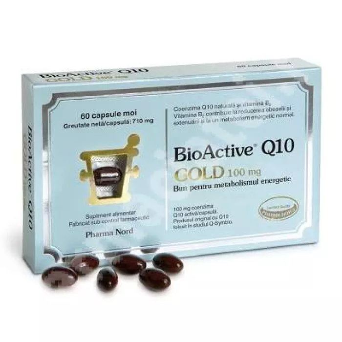 BioActive Q10 Gold 100mg (60 capsule), Pharma Nord BioActive Q10 Gold 100mg (60 capsule), Pharma Nord