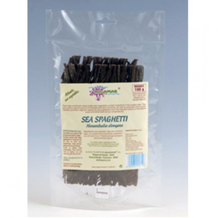 Spaghetti integrale cu alge marine bio (250g), Algamar Spaghetti integrale cu alge marine bio (250g), Algamar