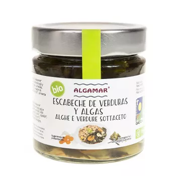 Escabeche de legume si alge marinate eco (190 grame), Algamar Escabeche de legume si alge marinate eco (190 grame), Algamar