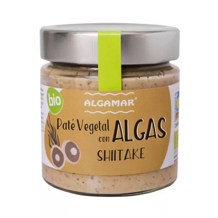 Pate vegetal cu alge si ciuperci shiitake eco (180 grame), Algamar Pate vegetal cu alge si ciuperci shiitake eco (180 grame), Algamar