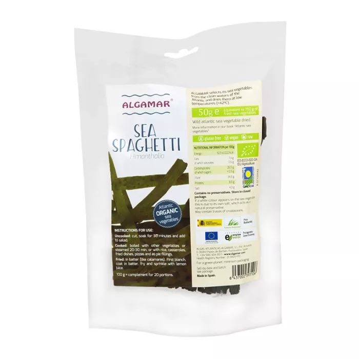 Spaghetti Alge Sea eco (50 grame), Algamar Spaghetti Alge Sea eco (50 grame), Algamar