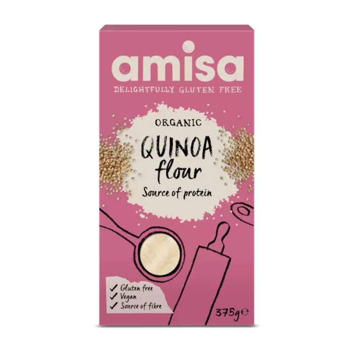 Faina de quinoa fara gluten eco (375 grame), Amisa Faina de quinoa fara gluten eco (375 grame), Amisa