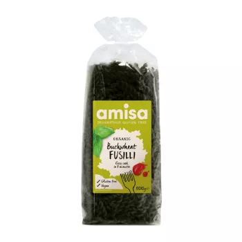 Fusilli din hrisca fara gluten eco (500 grame), Amisa