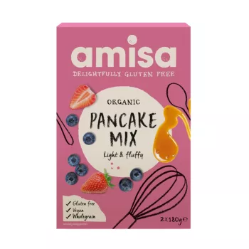 Mix pentru clatite fara gluten eco (2x180 grame), Amisa
