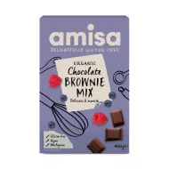 Mix pentru prajitura brownie fara gluten eco (400 grame), Amisa Mix pentru prajitura brownie fara gluten eco (400 grame), Amisa