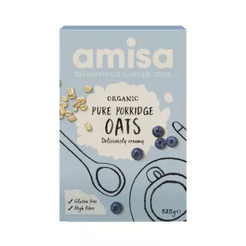 Porridge din ovaz fara gluten eco (325 grame), Amisa
