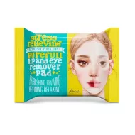 Dischete demachiante pentru buze si ochi Stress Relieving Purefull Lip and Eye Remover Pad (30 bucati), Ariul