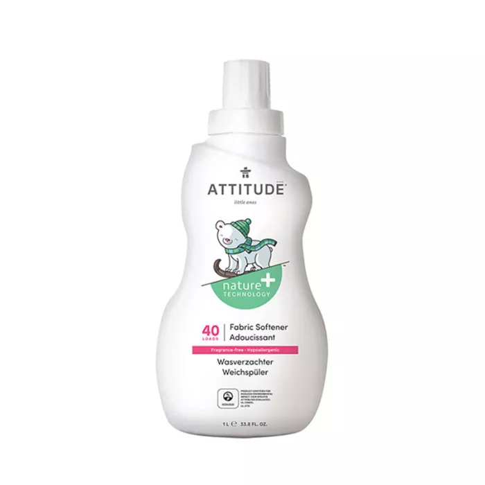 Balsam de rufe pentru bebelusi, 40 spalari, fara parfum (1000 ml), Attitude Balsam de rufe pentru bebelusi, 40 spalari, fara parfum (1000 ml), Attitude