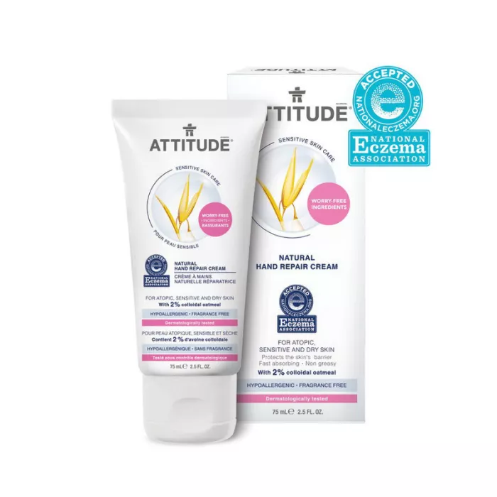 Sensitive Natural Crema reparatorie de maini (75 ml), Attitude Sensitive Natural Crema reparatorie de maini (75 ml), Attitude