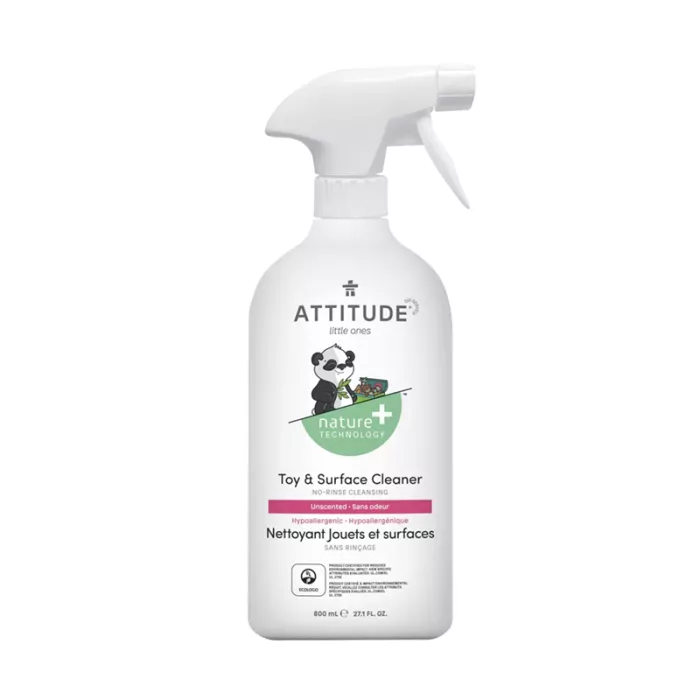 Solutie de curatat jucarii si suprafete, fara miros (800 ml), Attitude Solutie de curatat jucarii si suprafete, fara miros (800 ml), Attitude