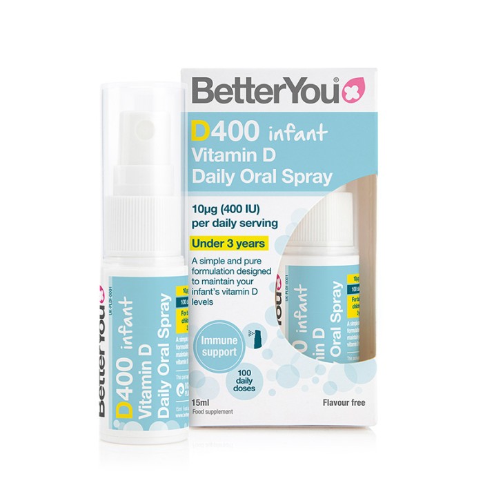 D400 Infant Vitamin D Oral Spray (15ml), BetterYou D400 Infant Vitamin D Oral Spray (15ml), BetterYou