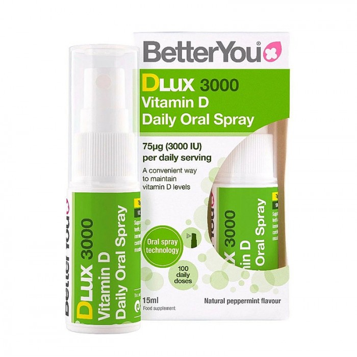 DLux 3000 Vitamin D Oral Spray (15 ml), BetterYou DLux 3000 Vitamin D Oral Spray (15 ml), BetterYou