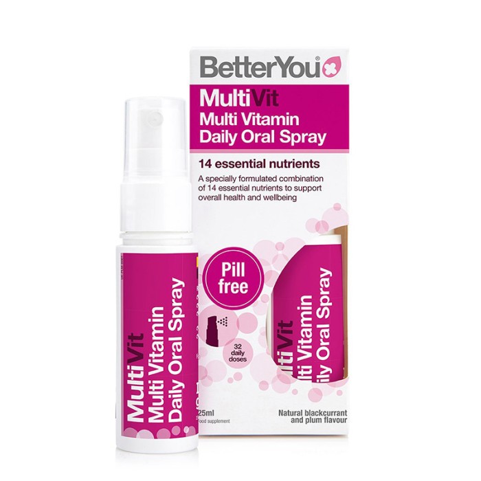 Multivit Oral Spray (25 ml), BetterYou Multivit Oral Spray (25 ml), BetterYou