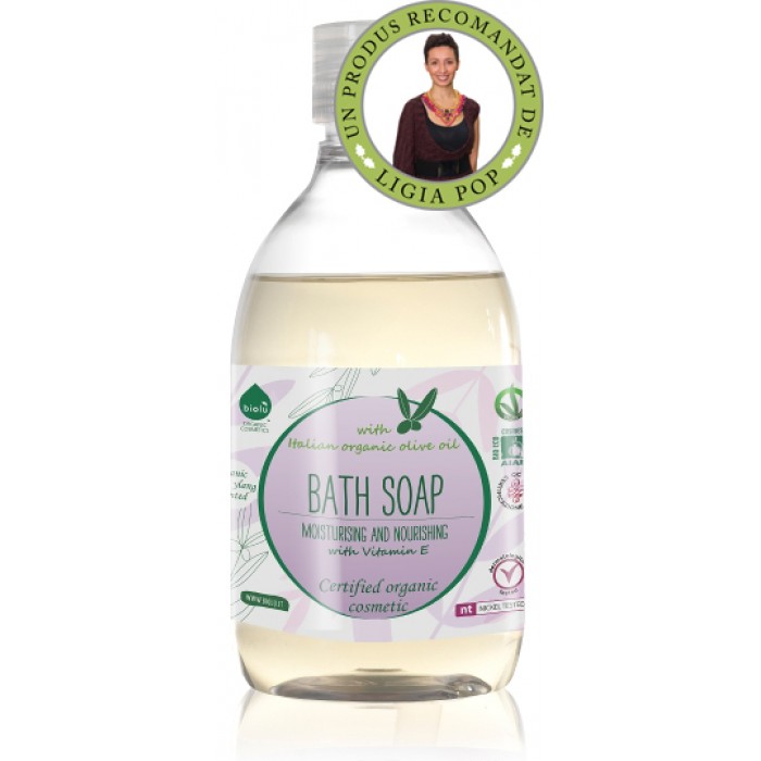 Gel de dus ecologic cu Ylang Ylang si vitamina E (300 ml), Biolu Gel de dus ecologic cu Ylang Ylang si vitamina E (300 ml), Biolu