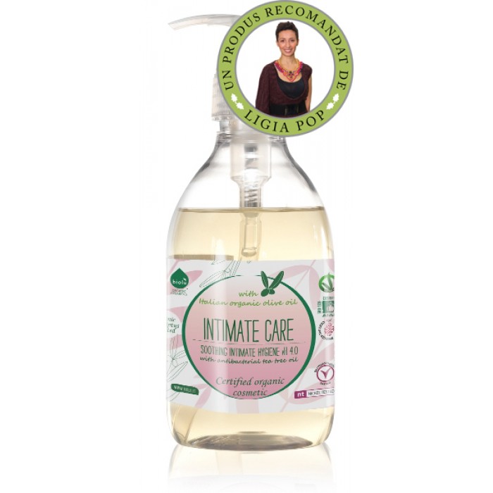 Gel ecologic pentru igiena intima cu tea tree si eucalipt (300 ml), Biolu Gel ecologic pentru igiena intima cu tea tree si eucalipt (300 ml), Biolu