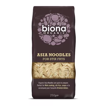 Asia noodles pentru stir fry bio (250 grame), Biona