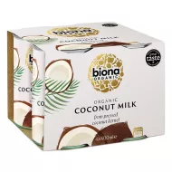 Lapte de cocos bio 4 pack (4 x 400 ml), Biona