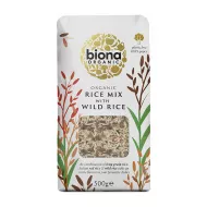 Orez mixt cu orez salbatic bio (500 grame), Biona