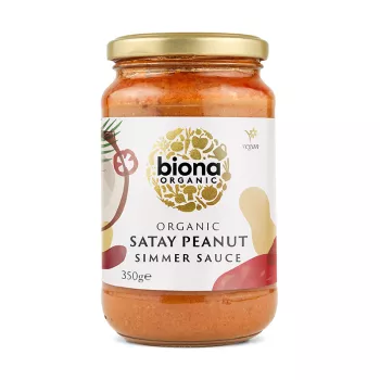 Sos Satay cu pasta de arahide bio (350 grame), Biona Sos Satay cu pasta de arahide bio (350 grame), Biona