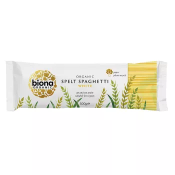 Spaghetii din grau spelta alb eco (500 grame), Biona