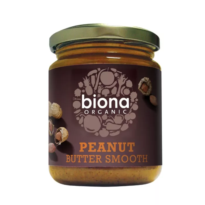 Unt de arahide smooth fara sare bio (250 grame), Biona Unt de arahide smooth fara sare bio (250 grame), Biona