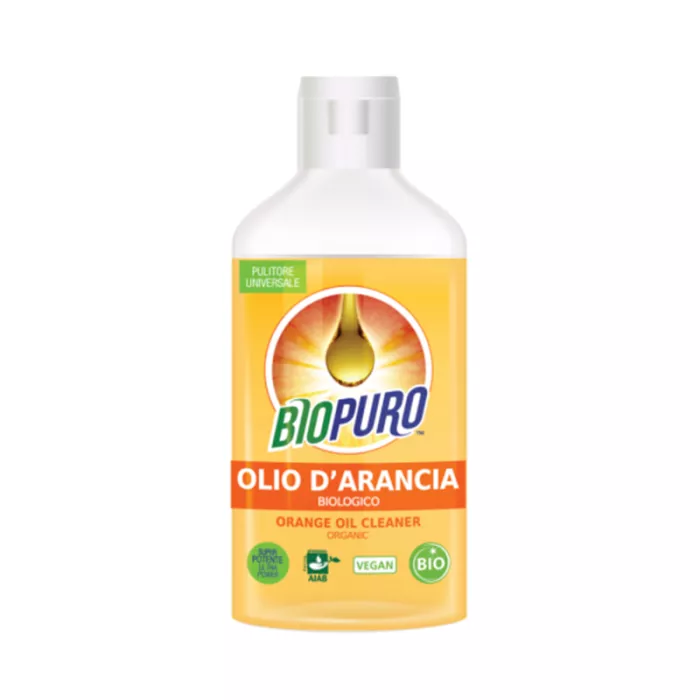 Detergent hipoalergen concentrat cu ulei de portocale bio (250 ml), Biopuro Detergent hipoalergen concentrat cu ulei de portocale bio (250 ml), Biopuro
