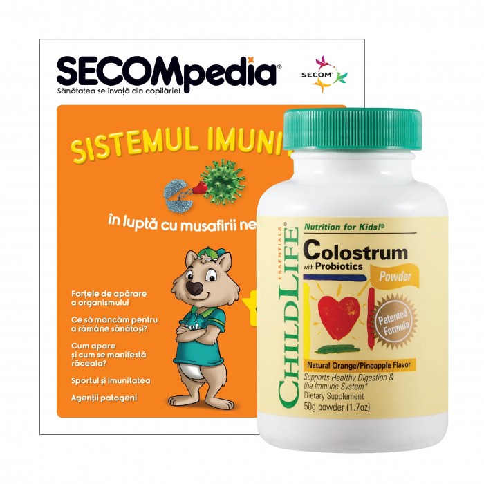 Colostrum plus Probiotics (50g pudra), ChildLife Essentials Colostrum plus Probiotics (50g pudra), ChildLife Essentials