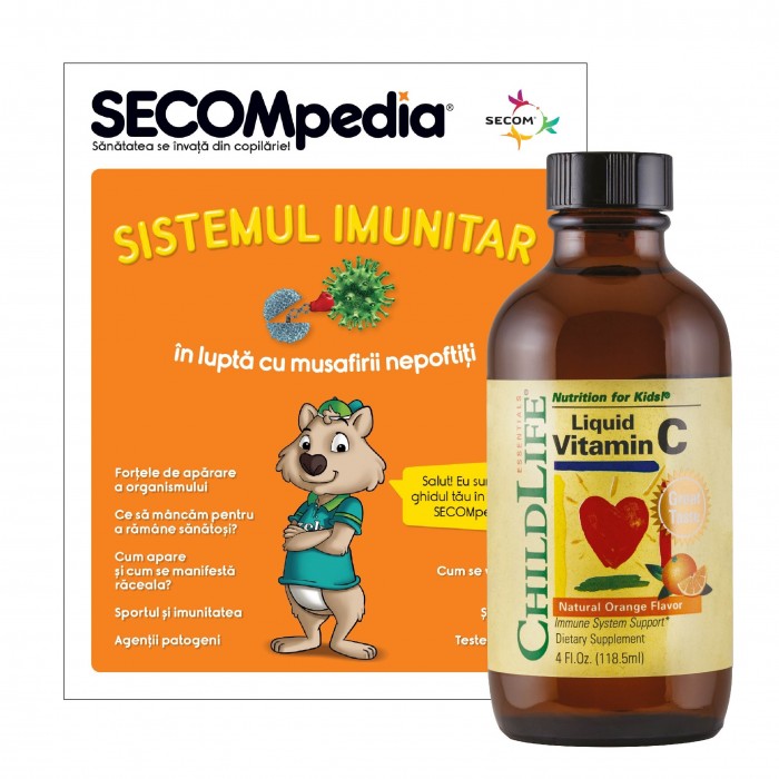 Vitamin C copii 250mg (118.5ml), ChildLife Essentials Vitamin C copii 250mg (118.5ml), ChildLife Essentials