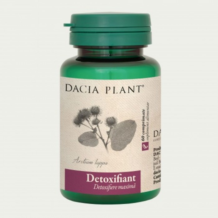 Detoxifiant (60 comprimate), Dacia Plant Detoxifiant (60 comprimate), Dacia Plant