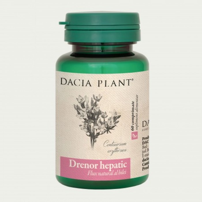 Drenor hepatic (60 comprimate), Dacia Plant Drenor hepatic (60 comprimate), Dacia Plant