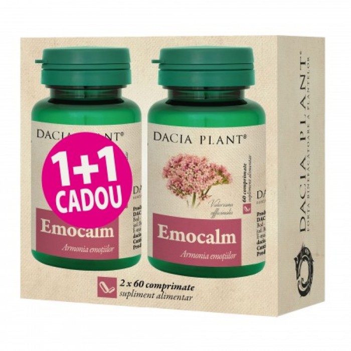 Promo Emocalm (60 comprimate) 1+1 Gratuit, Dacia Plant Promo Emocalm (60 comprimate) 1+1 Gratuit, Dacia Plant
