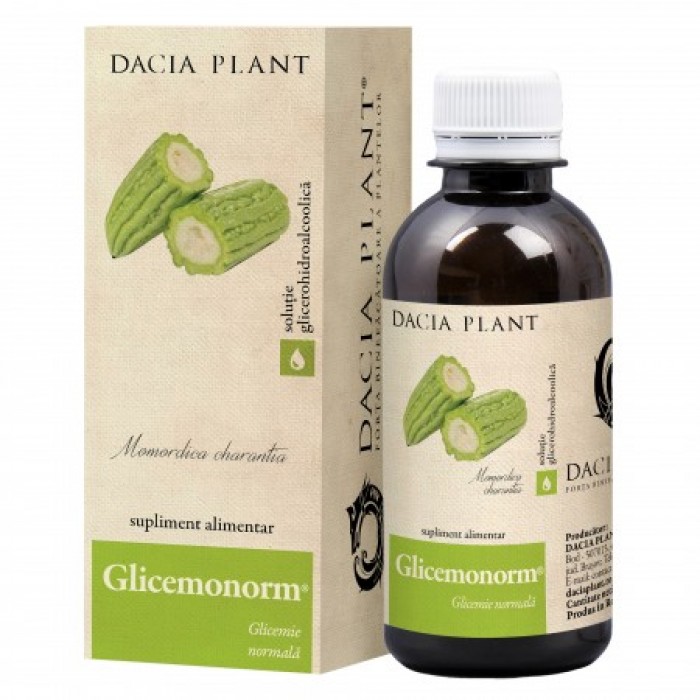 Glicemonorm tinctura (200 ml), Dacia Plant Glicemonorm tinctura (200 ml), Dacia Plant