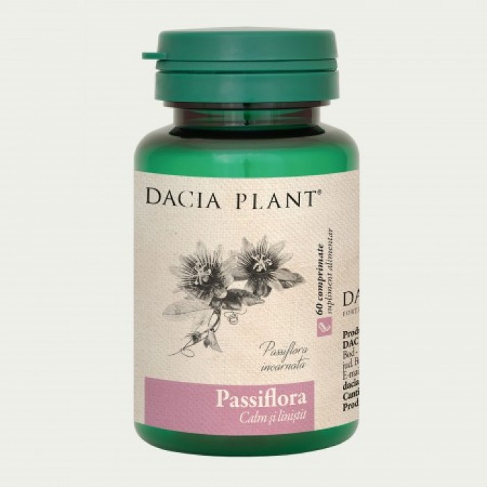 Passiflora (60 comprimate), Dacia Plant Passiflora (60 comprimate), Dacia Plant