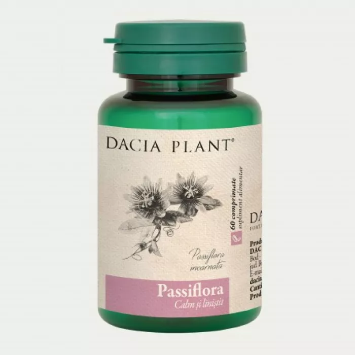 Passiflora (60 comprimate), Dacia Plant Passiflora (60 comprimate), Dacia Plant