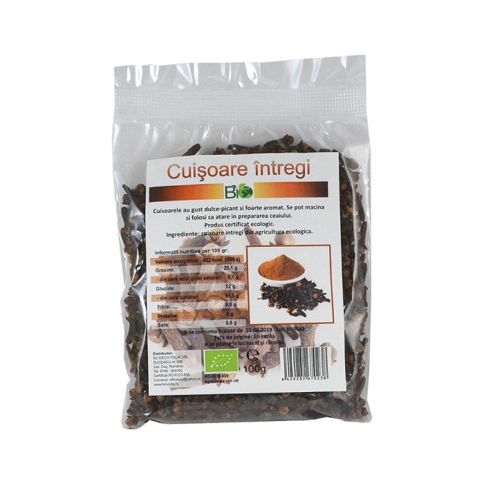 Cuisoare intregi (100 grame) Cuisoare intregi (100 grame)