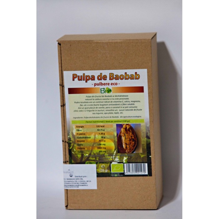 Pulpa Baobab (125 grame) Pulpa Baobab (125 grame)