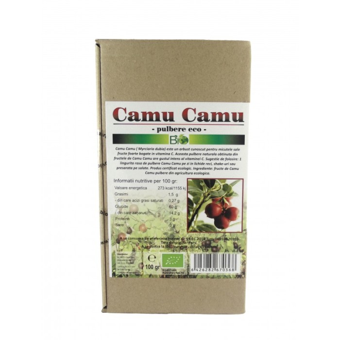 Camu Camu pulbere ecologica (100 grame) Camu Camu pulbere ecologica (100 grame)