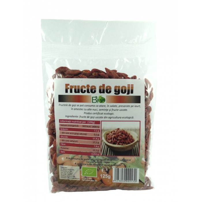 Goji berry premium extra (125 grame) Goji berry premium extra (125 grame)