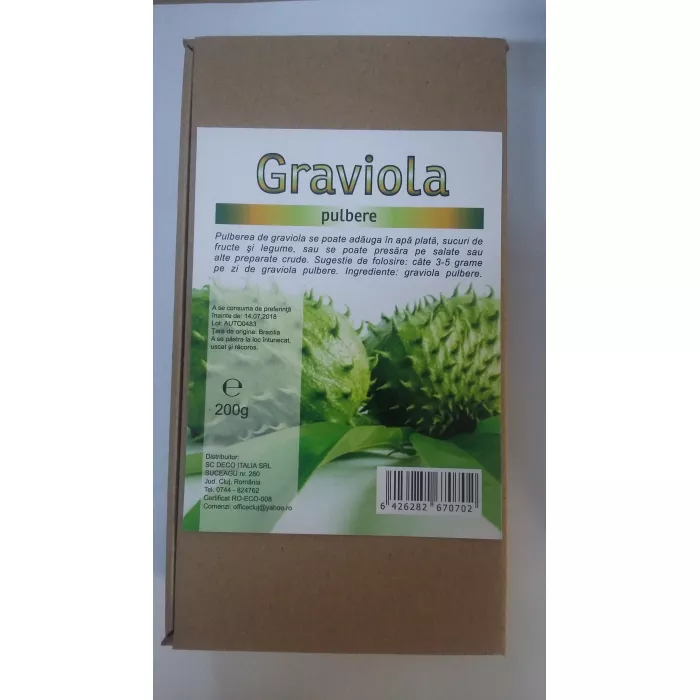 Graviola pulbere (200 grame) Graviola pulbere (200 grame)