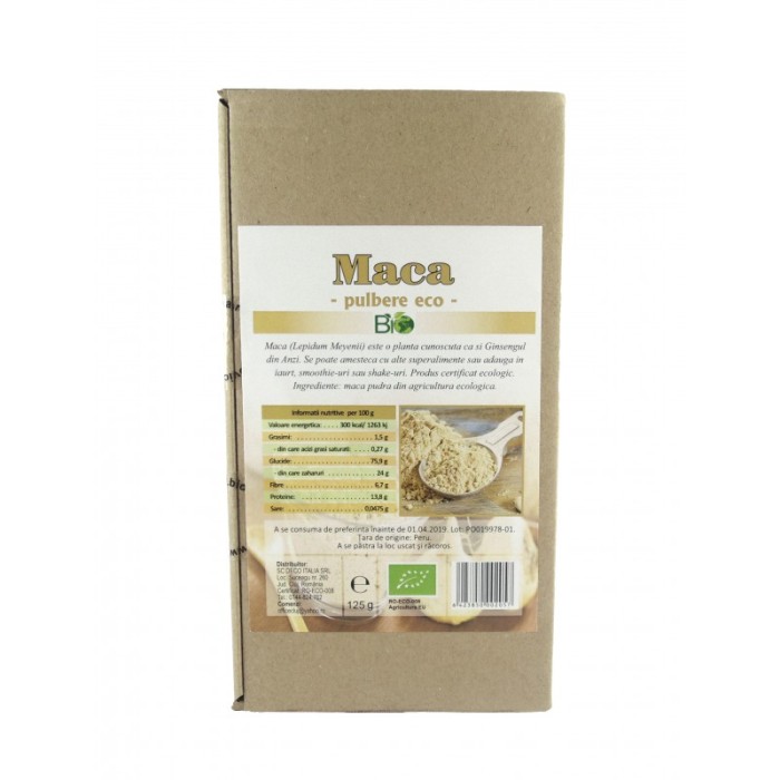 Maca pudra (125 grame) Maca pudra (125 grame)