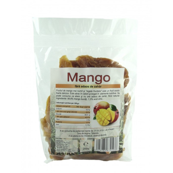Mango bucati (200 grame) Mango bucati (200 grame)