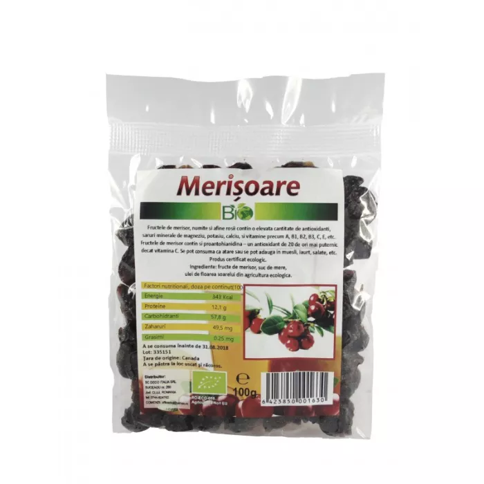Merisoare cu suc de mere (150 grame) Merisoare cu suc de mere (150 grame)