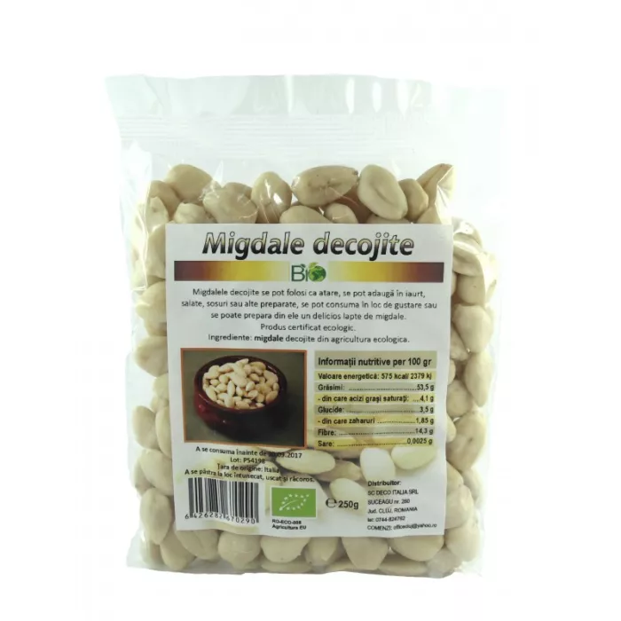 Migdale decojite albe (250 grame) Migdale decojite albe (250 grame)