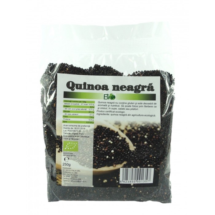 Quinoa neagra bio (500 grame) Quinoa neagra bio (500 grame)