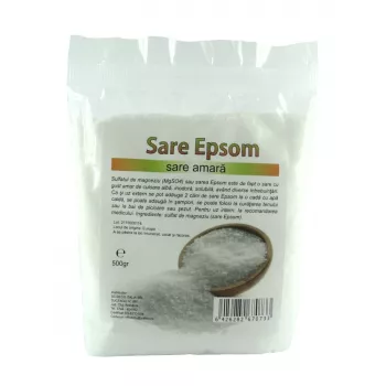 Sare Epsom (sare amara) (500 grame) Sare Epsom (sare amara) (500 grame)