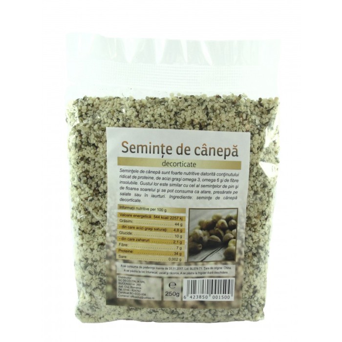 Seminte de canepa (250 grame) Seminte de canepa (250 grame)