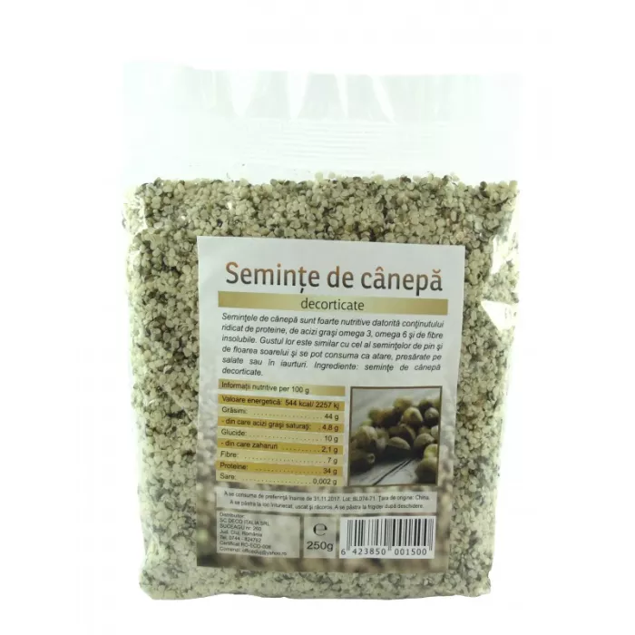 Seminte de canepa (250 grame) Seminte de canepa (250 grame)