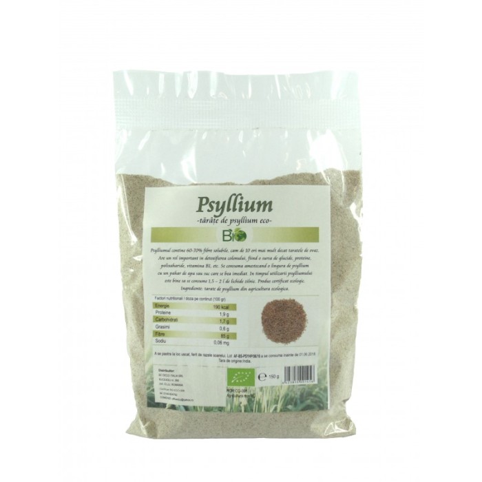 Tarate bio de Psyllium (150 grame) Tarate bio de Psyllium (150 grame)